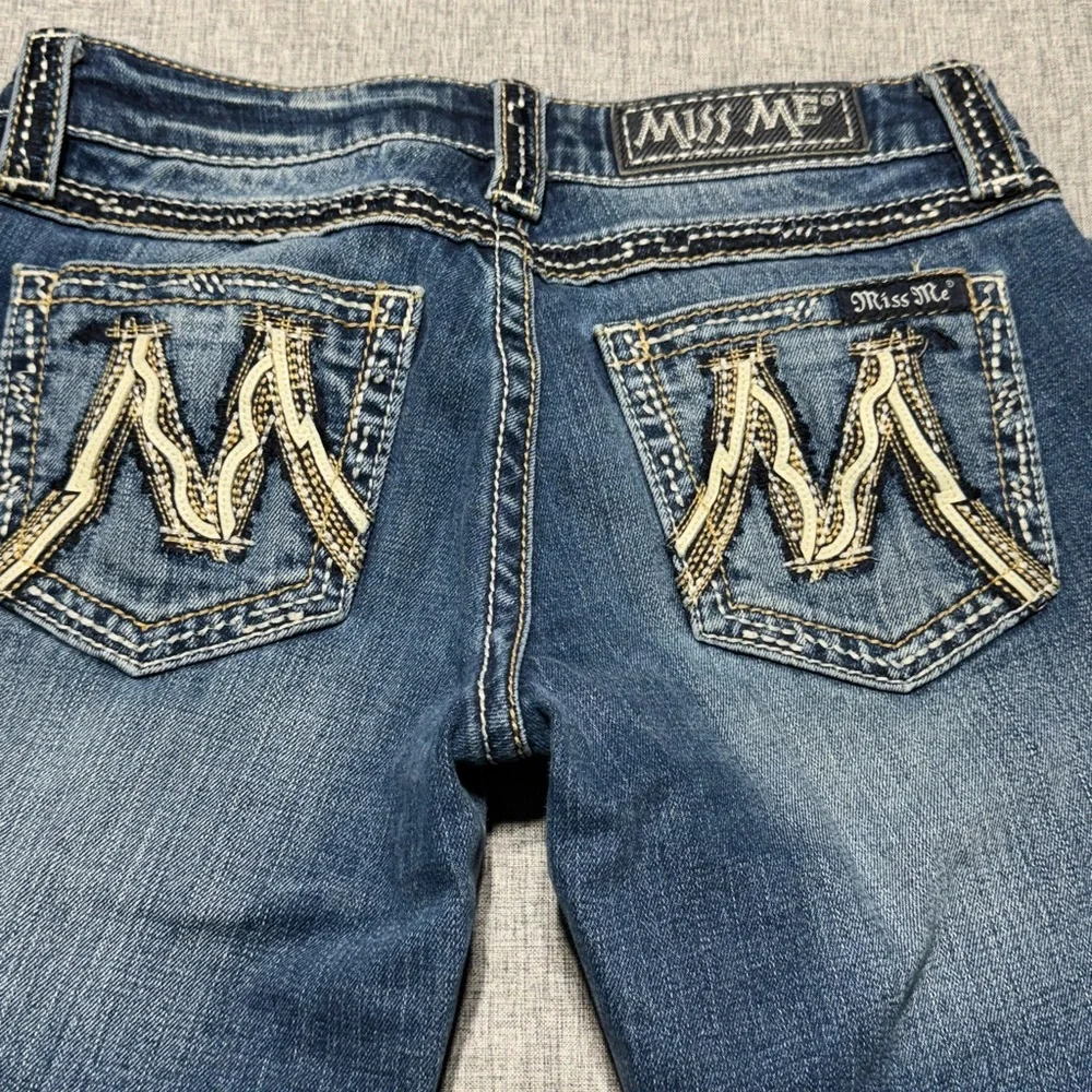 Miss Me The M Series Distressed Skinny Jeans Size 27 - Picture 7 of 8